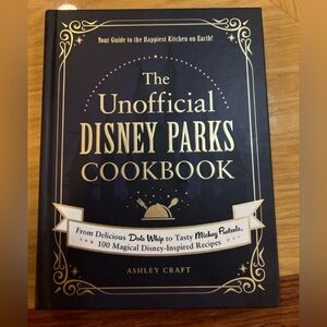 The Unofficial Disney Parks Cookbook by — Navy Blue Hardcover